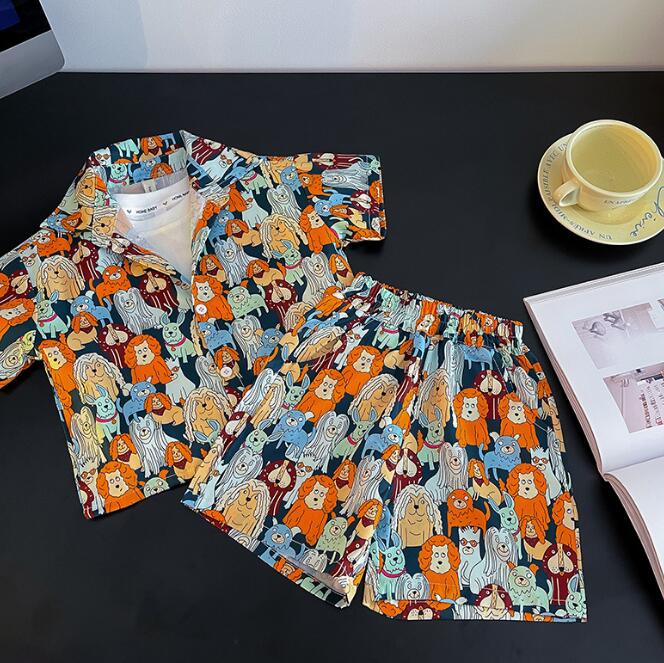 子供服★Tシャツ+ワイシャツ+パンツ★セットアップ★韓国風子供服★キッズ★90-140CM