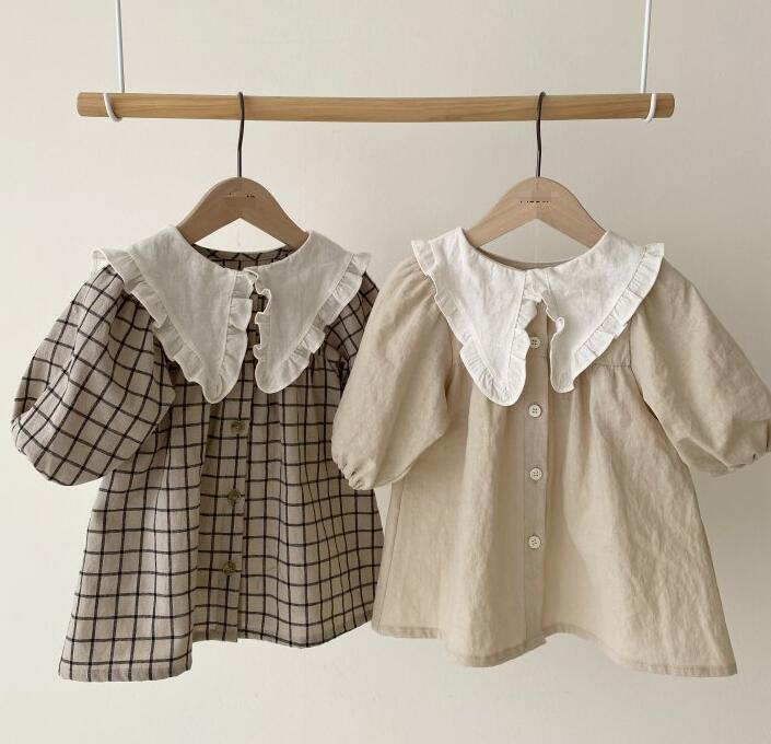 2023新品★子供服　ワンピース　親子服★80-120cm★2色