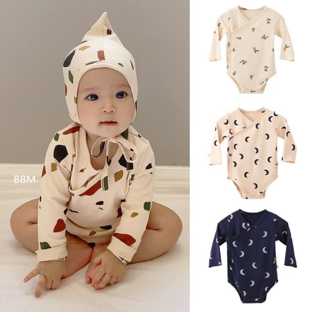 2023★春秋新作★韓国風ベビー服★ロンパース★4色66-90CM