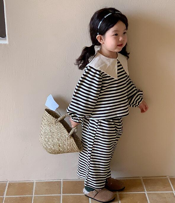 2023秋新作★子供服　トップス+ズボン　セット★80-130cm★
