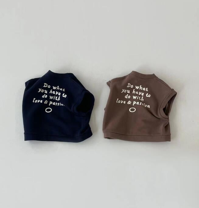 2023★春夏新作★韓国風子供服★チョッキ★2色66-90CM