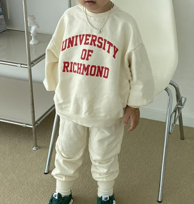 2023★春秋新作★韓国風子供服★トップス+ズボン2セット★2色80-130CM