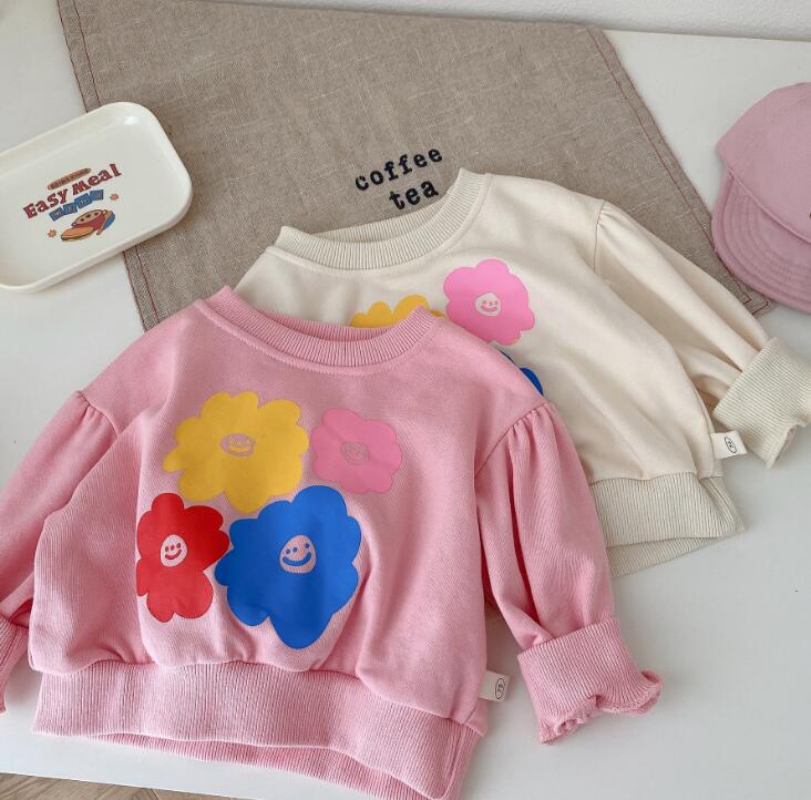 初秋★子供服★トップス★パーカー★長袖★韓国風子供服★キッズ女の子★2色★73-130CM