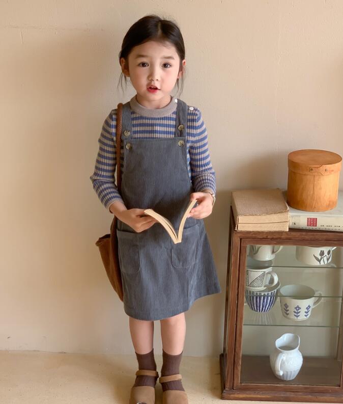 2023秋新品★子供服　セーター&サロペット分けて販売★90-140cm★