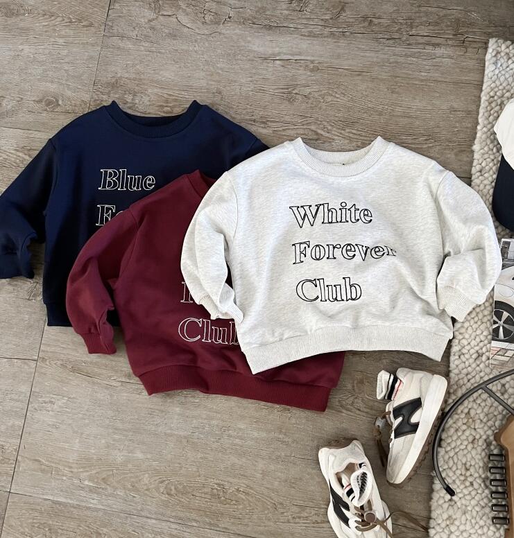 2023秋新H★子供服　トレーナー　トップス★90-150cm★3色