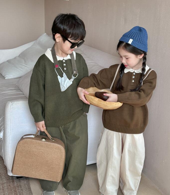 2023秋新作★子供服　セーター★90-140cm★2色