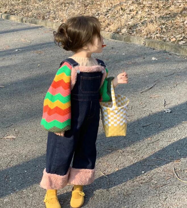 2023★春秋新作★韓国風子供服★トップス★サロペット★分けて販売★90-140CM