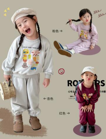 2023秋新品★子供服　トップス+ズボン　セット★90-140cm★