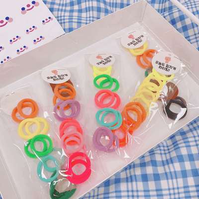 Y2K 秋冬新作 超人気の髪飾り ガール レディース ヘアゴム リングゴム ヘアオーナメント ひも 10枚/12枚