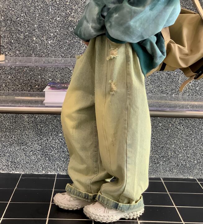 2023★春秋新作★韓国風子供服★ジーンズ★90-150CM