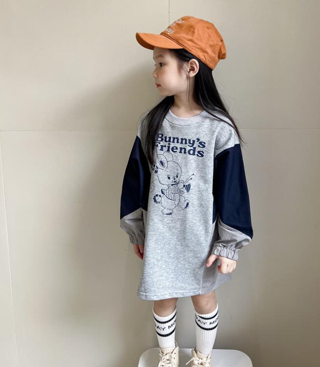 2023秋新品★子供服　ワンピース★90-150cm★