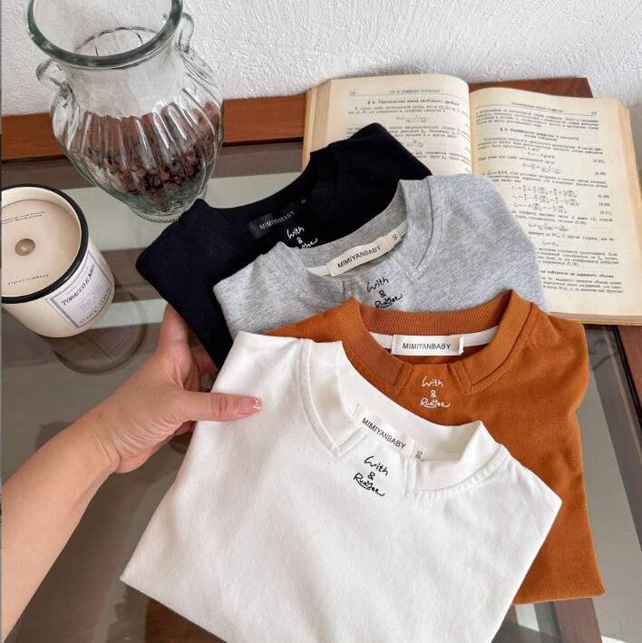 2023★春秋新作★韓国風子供服★Tシャツ★4色90-140CM