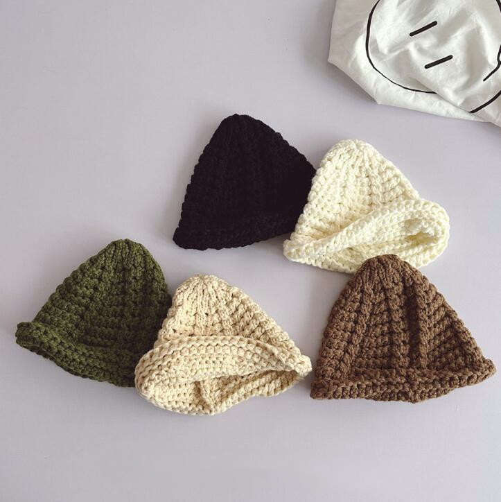 子供用★帽子★キッズ★ベビー★韓国風★ニット帽子★男女兼用★毛糸★7色