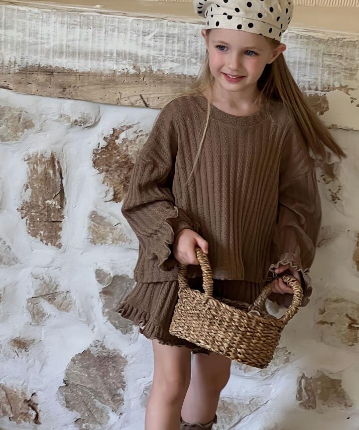 2023★春秋新作★韓国風子供服★トップス+ズボン2セット★80-130CM