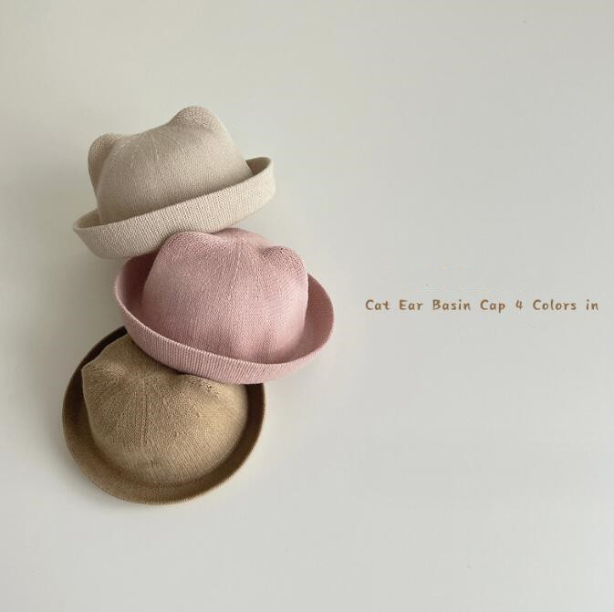 子供用★帽子★ベビー★男女兼用★無地★韓国風★カジュアル★4色