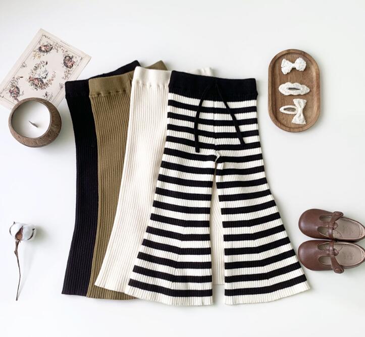 2023秋新品★子供服　ニットズボン★90-140cm★4色