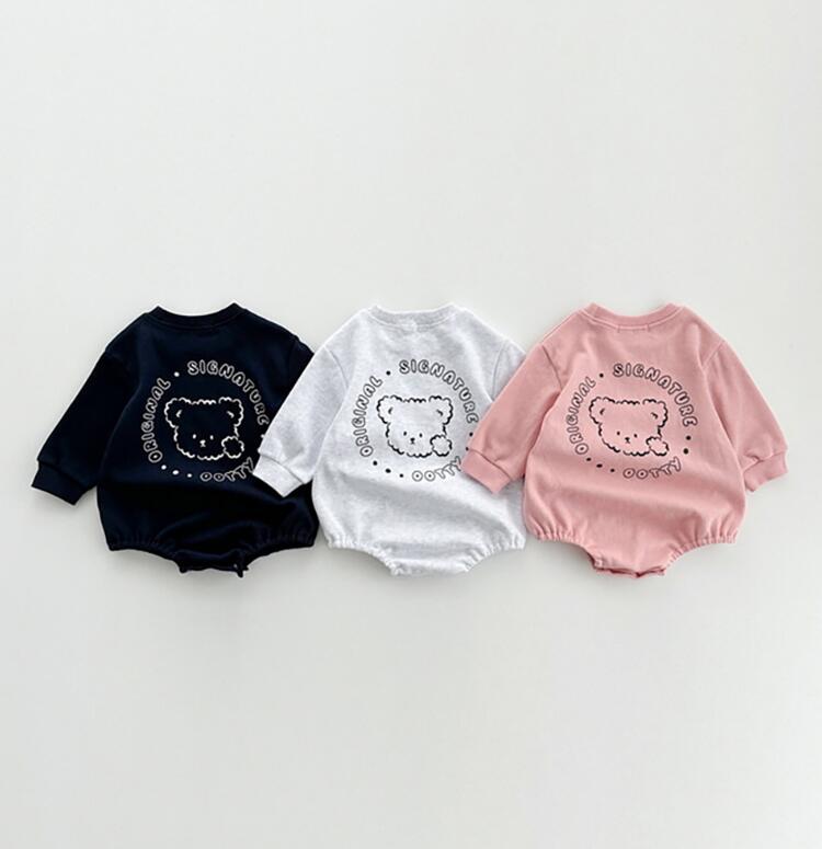 2023★春秋新作★韓国風子供服★ロンパース★3色66-90CM