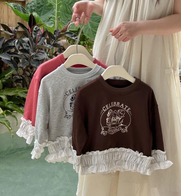 2023★春秋新作★韓国風子供服★スウェット★2色90-140CM