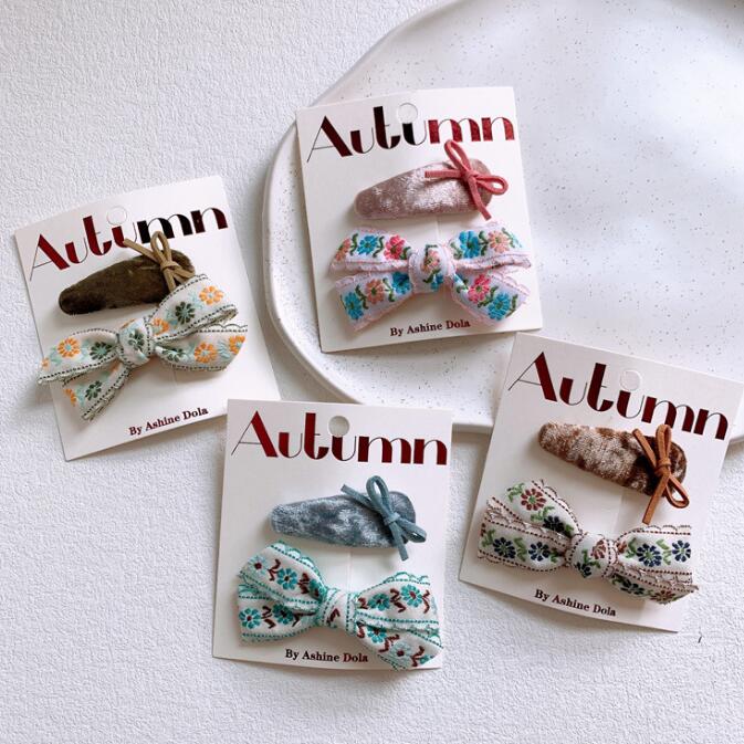 髪飾り★まとめ髪用★ヘアアクセサリー★子供用★キッズ★ヘアピン★2枚入り★可愛い★多色