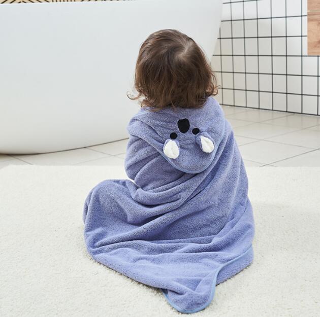 「2023秋冬」バスタオル★吸水力強い★肌にやさしい★子供用★ベビー★可愛い★90*90cm★5色