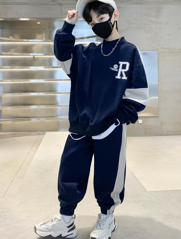 2023新品★子供服★トップス+ズボン　セットアップ★120-170cm★2色