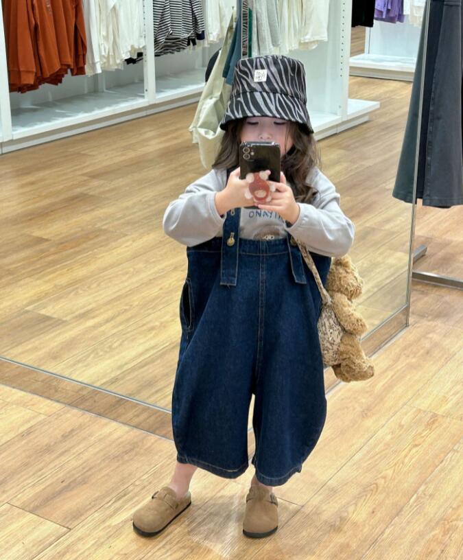 2023★春秋新作★韓国風子供服★Tシャツ★サロペット★分けて販売★7-17