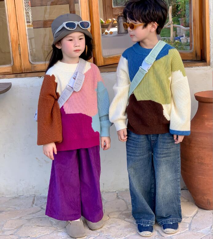 2023★春秋新作★韓国風子供服★セーター★2色90-150CM