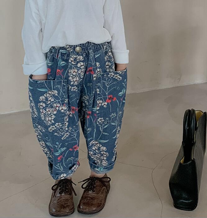 2023★春秋新作★韓国風子供服★ズボン★7-15