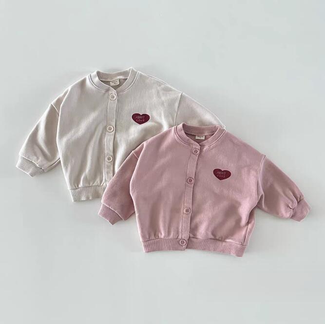 「2023秋」子供服★カーディガン★トップス★長袖★韓国風子供服★ベビー★2色★73-100CM