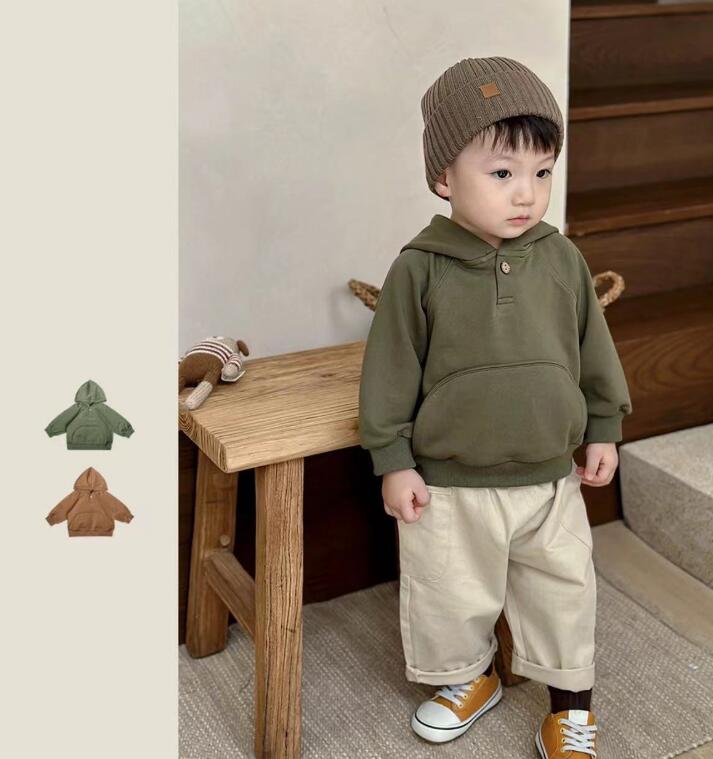 2023新品★子供服　パーカー　トップス★80-120cm★2色