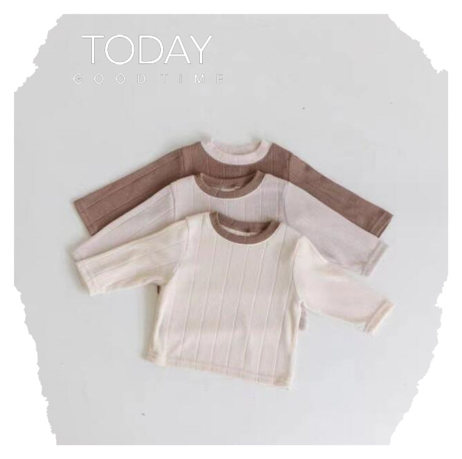 「2023秋」子供服★トップス★Tシャツ★韓国風子供服★ベビー★男女兼用★長袖★3色★73-100CM