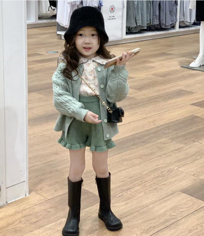 2023秋新品★子供服　トップス&カーディガン&ズボン分けて販売★90-140cm★