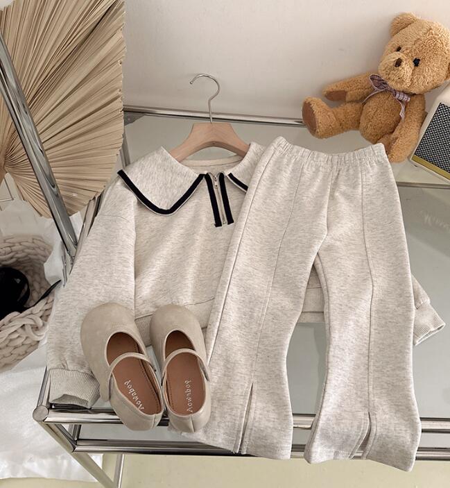 2023★春秋新作★韓国風子供服★トップス+ズボン2セット★90-140CM