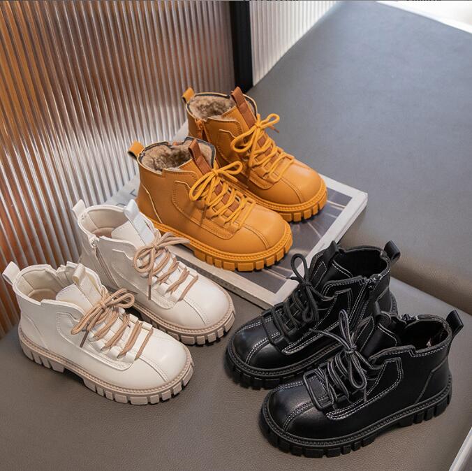 【2023秋】子供靴★シューズ★キッズ靴★靴★キッズ女の子★ショートブーツ★3色★26-36#