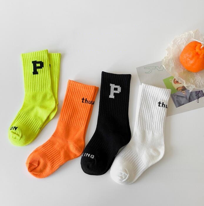 2023★春秋新作★ソックス★キッズ靴下★1セット=4点★M-XL