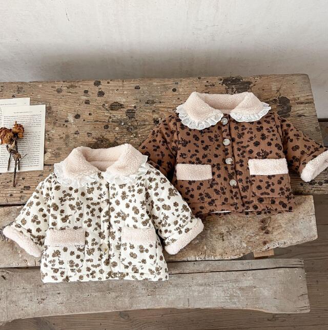 「2023秋冬」子供服★トップス★コート★厚手★韓国風子供服★ベビー★2色★66-100CM