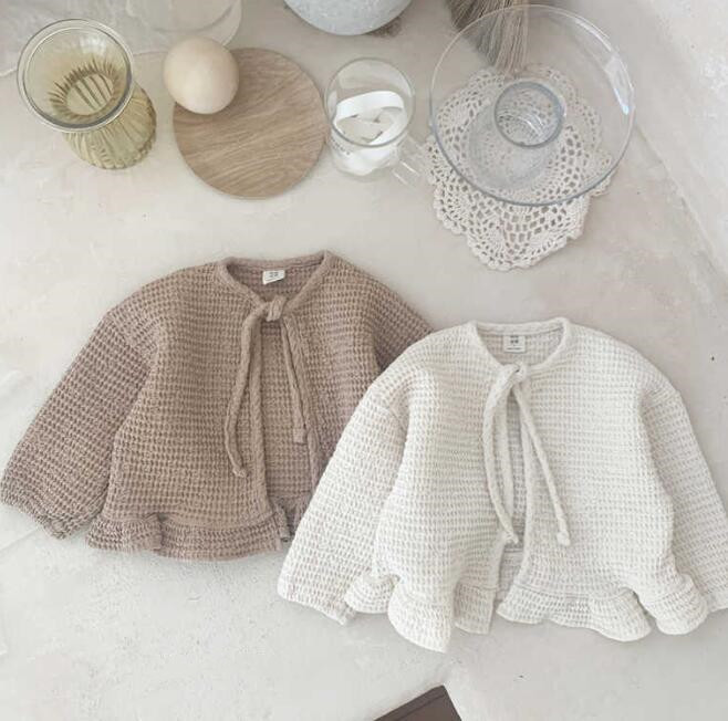 「2023秋」子供服★トップス★カーディガン★韓国風子供服★ベビー★2色★73-100CM