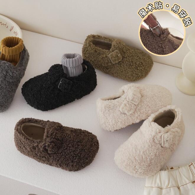 2023秋冬★子供靴★シューズ★ボア靴★タグ21-30★5色