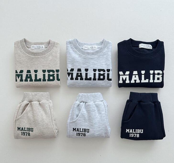 2023秋冬★子供服　トップス+ズボン　セット★73-140cm　3色