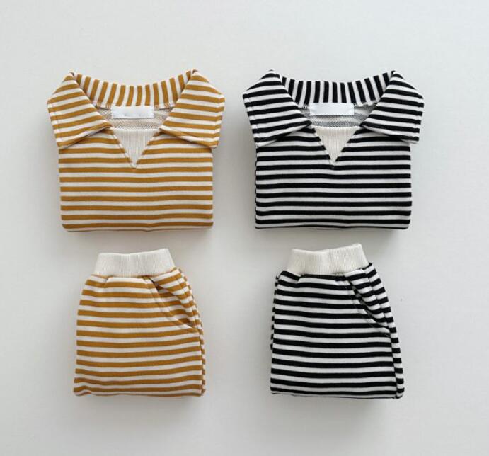 2023秋新作★キッズ服　トップス+ズボン　セット★80-130★2色