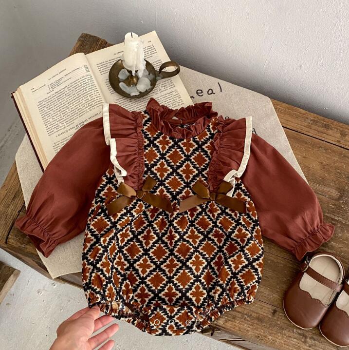 「2023秋」子供服★ロンパース★連体服★韓国風子供服★ベビー★長袖★66-90CM