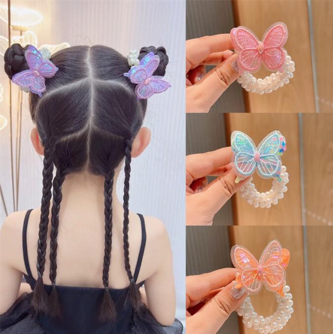 髪飾り★まとめ髪用★ヘアアクセサリー★子供用★キッズ★ヘアゴム★可愛い★多色