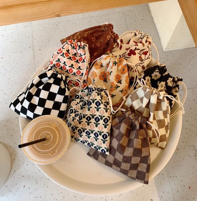 2023★雑貨収納★収納袋★ポーチ★ギフトバッグ★小物収納★9色