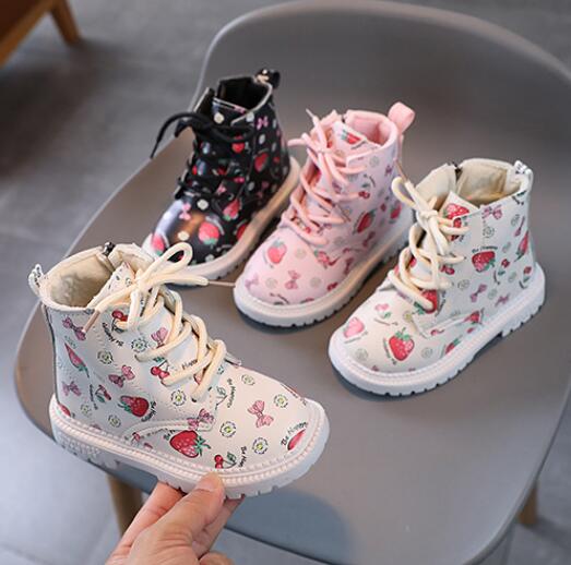 靴★子供靴★キッズ靴★シューズ★男女兼用★ショートブーツ★裏起毛★3色「21-30#」