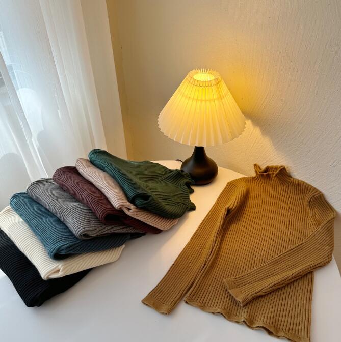 子供服★カシュクール★トップス★セーター★韓国風子供服★キッズ★無地★8色★90-150CM