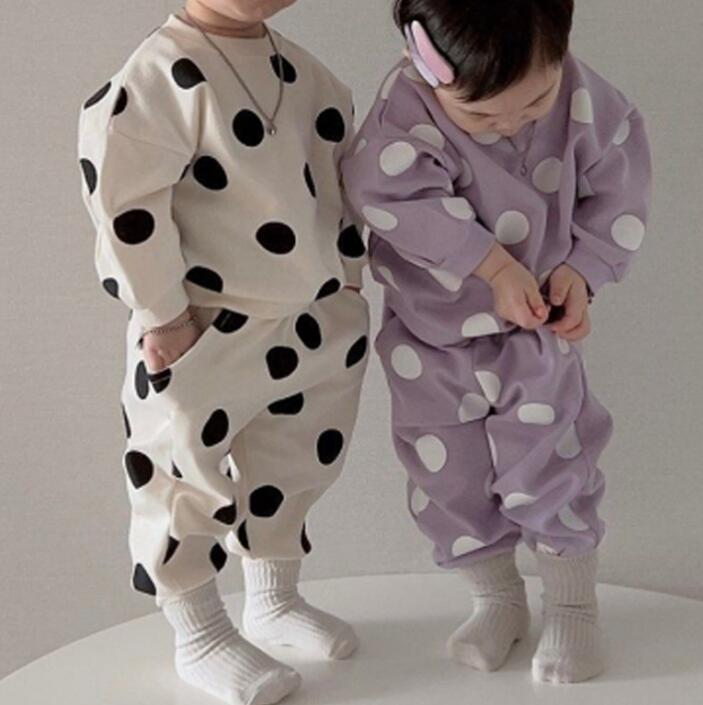 2023★秋冬新作★韓国風子供服★トップス+ズボン2セット★2色70-120CM