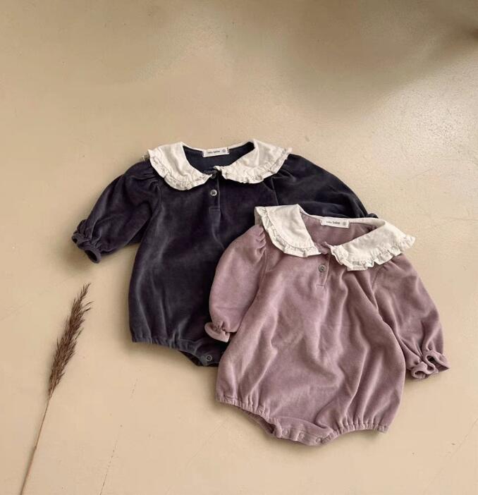 2023★春秋新作★韓国風ベビー服★ロンパース★2色66-90CM