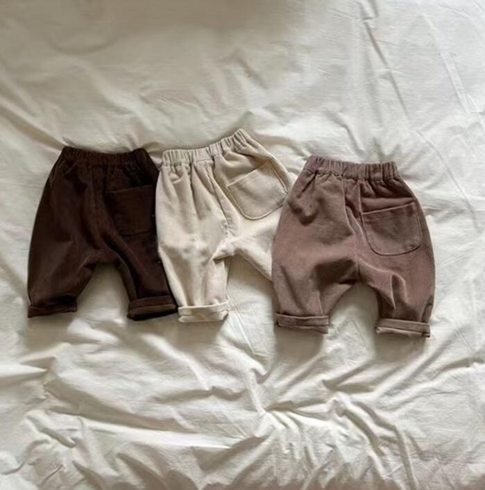 2023★春秋新作★韓国風子供服★ズボン★3色73-100CM