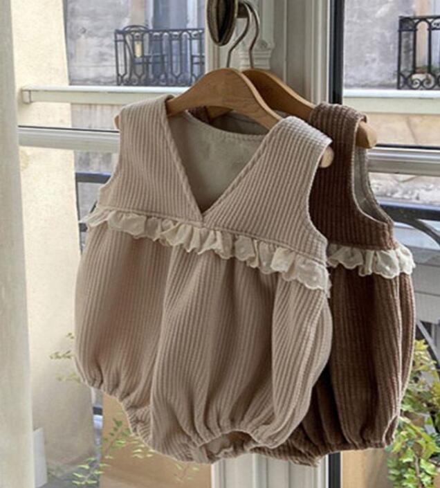 2023★春秋新作★韓国風ベビー服★ロンパース★2色66-90CM