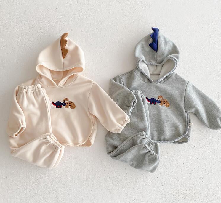 2023秋冬★子供服　パーカー+ズボン　セット★73-100cm★2色